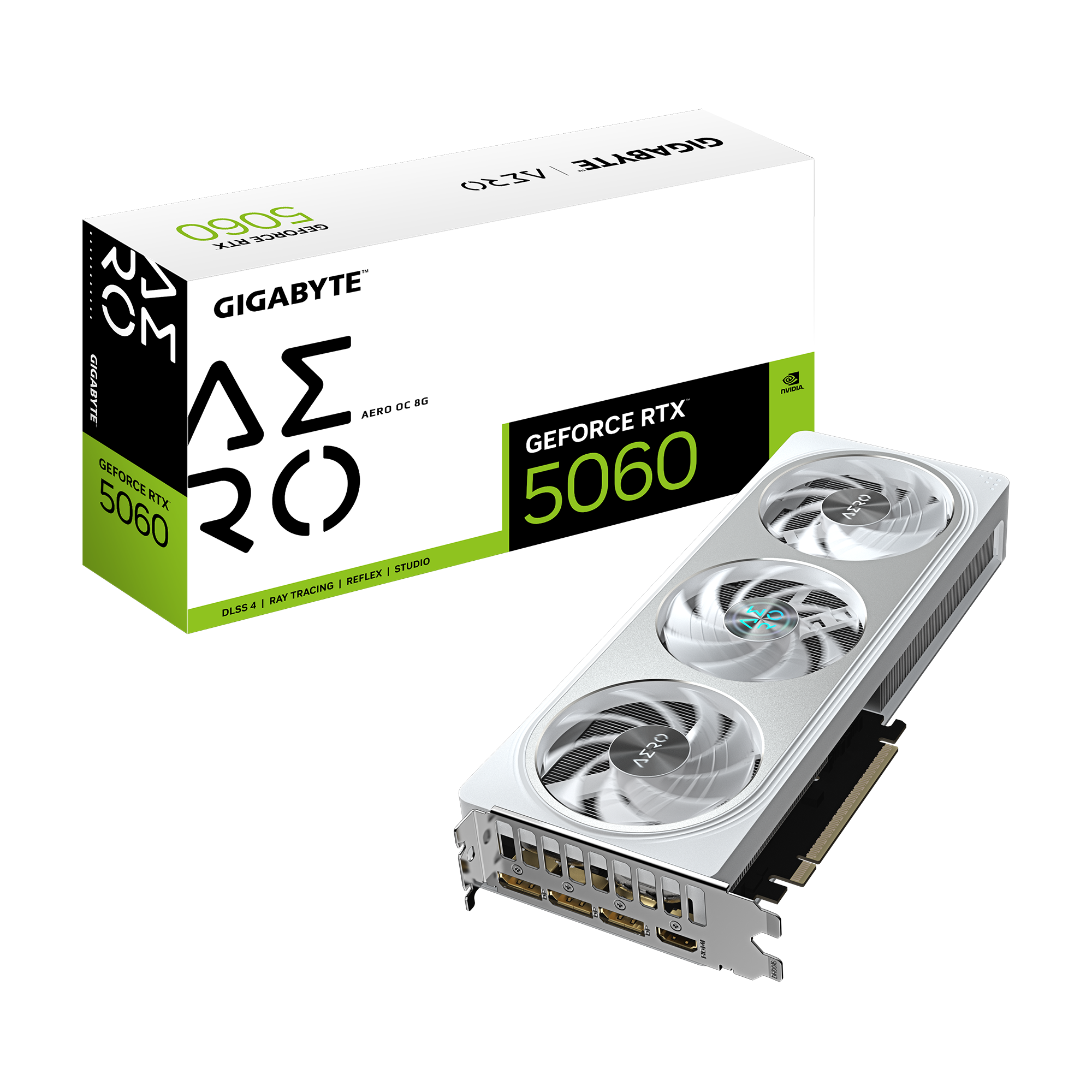 GIGABYTE 技嘉 AERO GeForce RTX 5060 OC 白色顯示卡 8G
