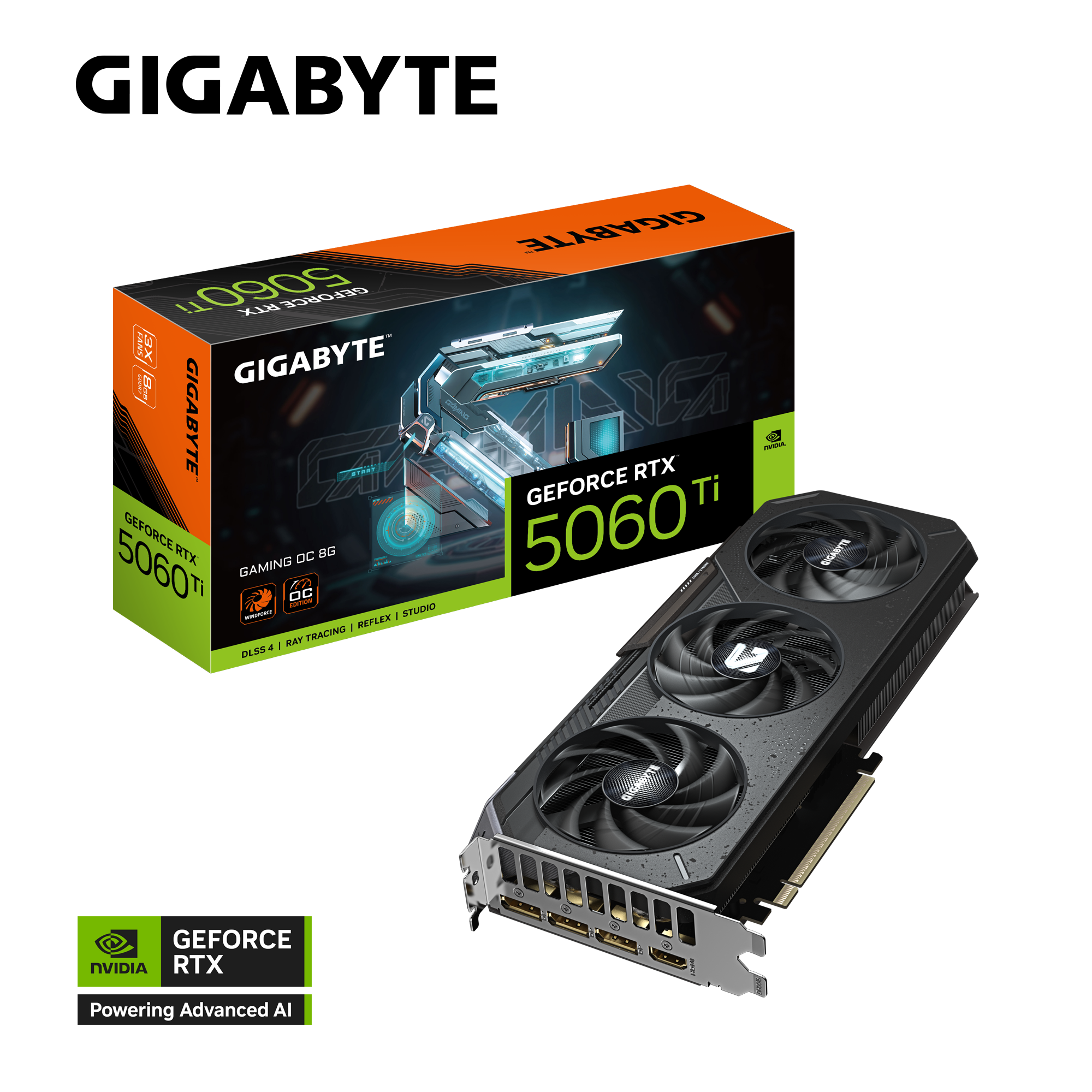 GIGABYTE 技嘉 GAMING GeForce RTX 5060 Ti OC 8G 顯示卡