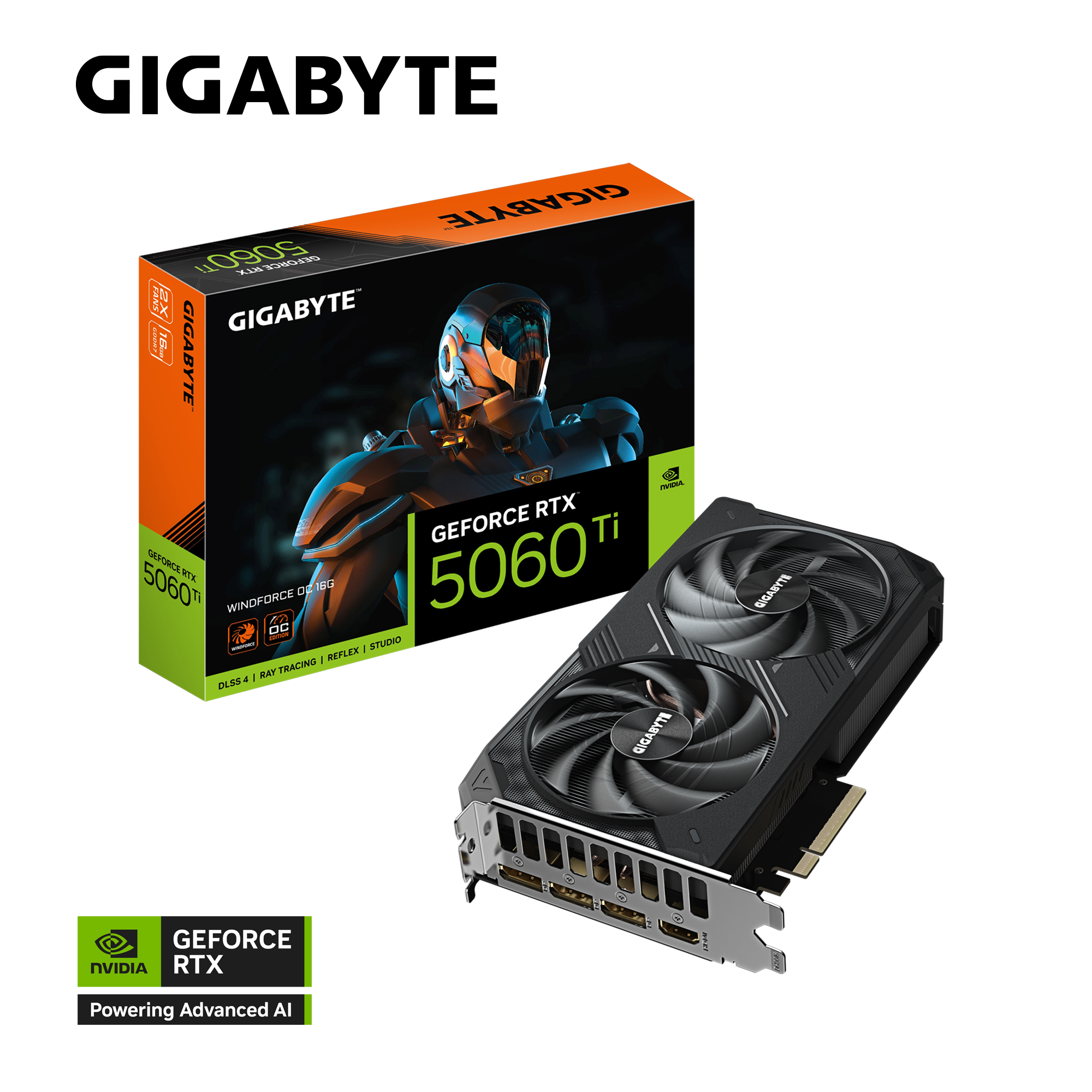 GIGABYTE 技嘉 WINDFORCE GeForce RTX 5060 Ti OC 16G 顯示卡