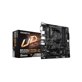 GIGABYTE 技嘉B550M DS3H AC mATX 主机板(DDR4) 