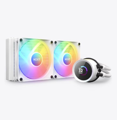 NZXT Kraken 240mm RGB AIO Dsplay 水冷散熱器 (White Edition)