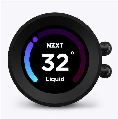 NZXT Kraken Elite 240mm RGB AIO Dsplay 水冷散熱器