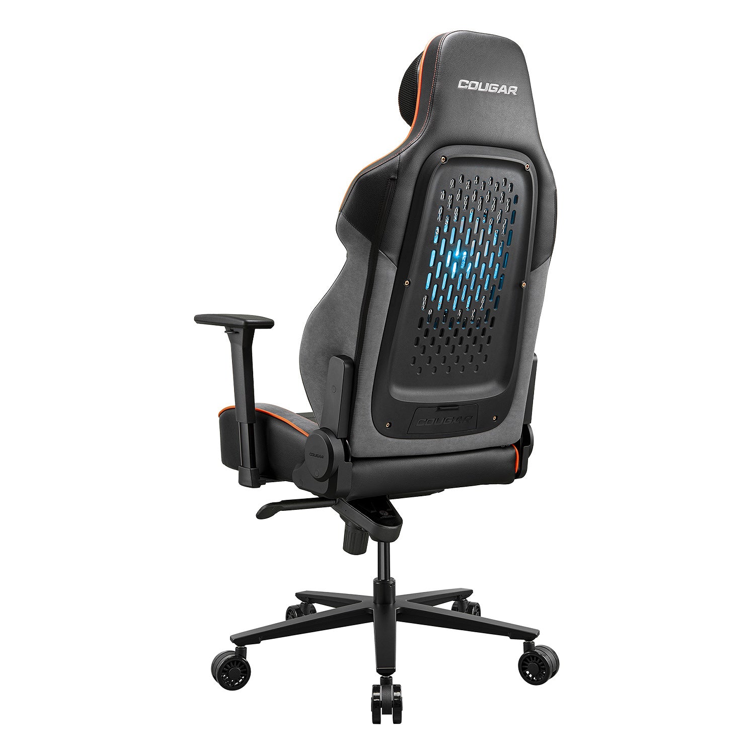 Cougar NXSYS AERO 黑色\橙黑色ARGB 散热风扇电竞椅