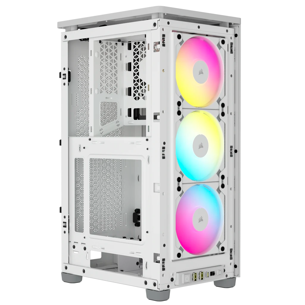 Corsair iCUE 2000D RGB AIRFLOW Mini-ITX 機箱 (Black/White)
