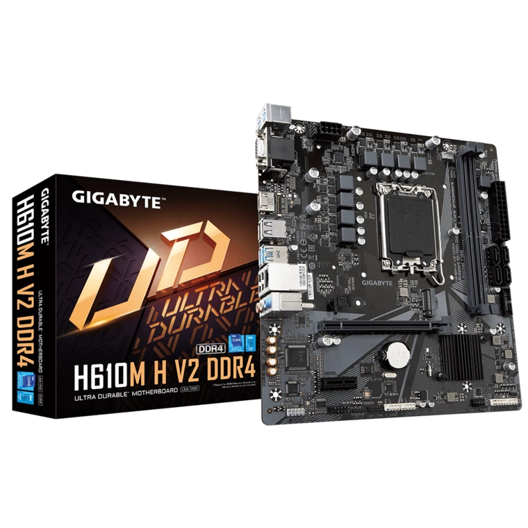 【复活大激减】Gigabyte 技嘉H610M H V2 DDR4 Micro-ATX 主机板
