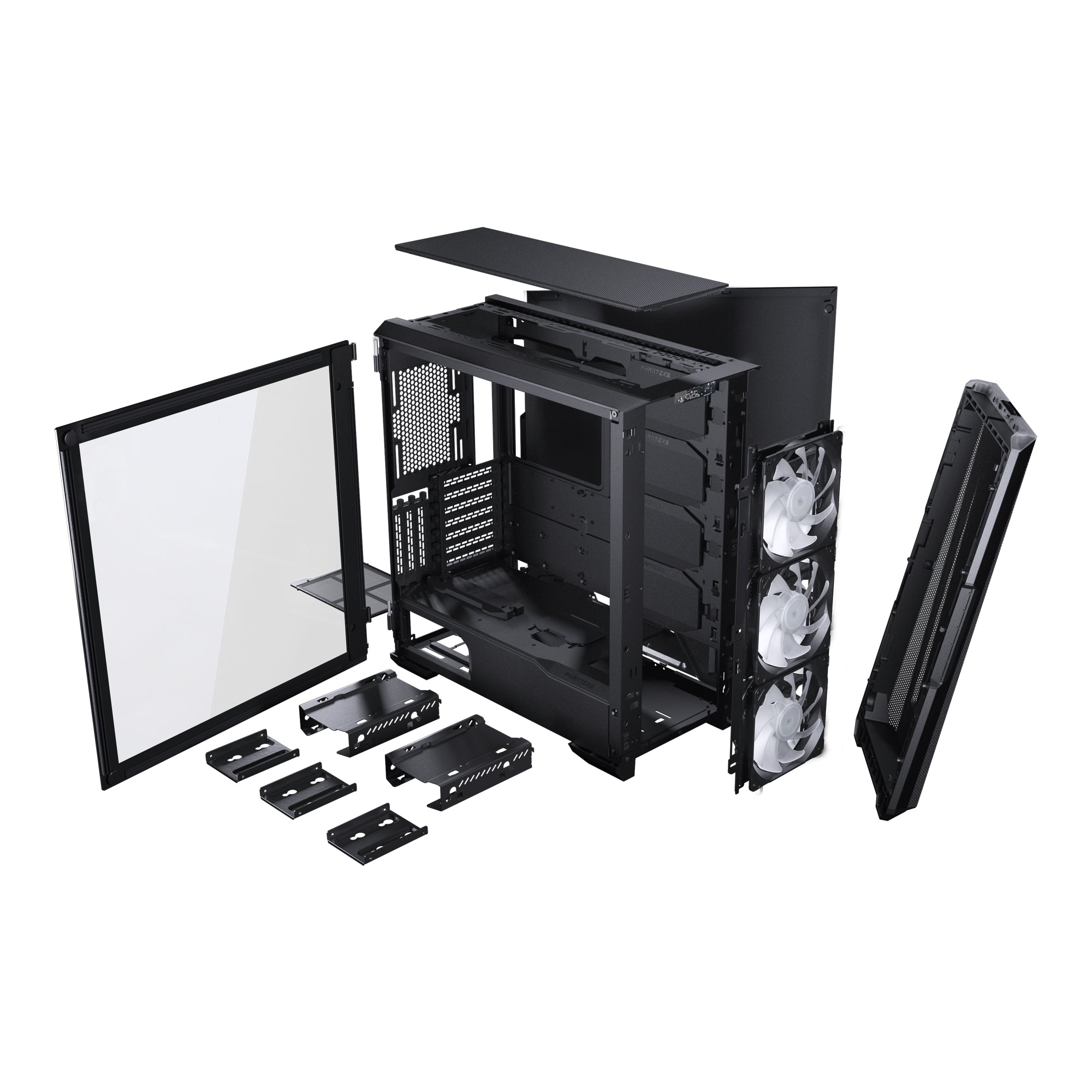 (附送3把风扇) Phanteks ECLIPSE G500A DRGB CASE e-ATX Case 中塔机箱强化玻璃MESH PANEL TEMPERED GLASS