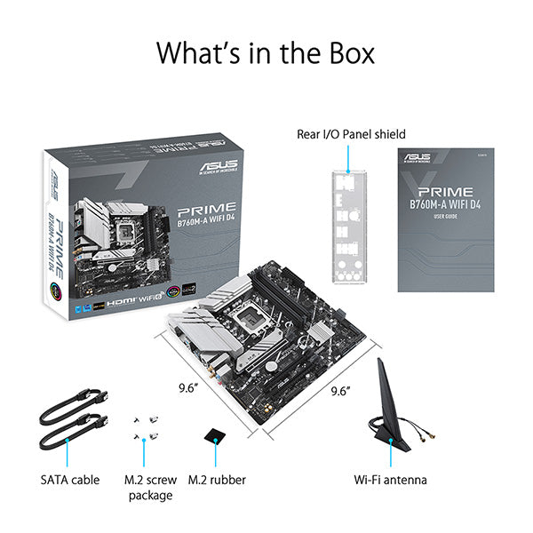 ASUS 華碩 PRIME B760M-A WIFI D4 Micro-ATX 主機板 DDR4
