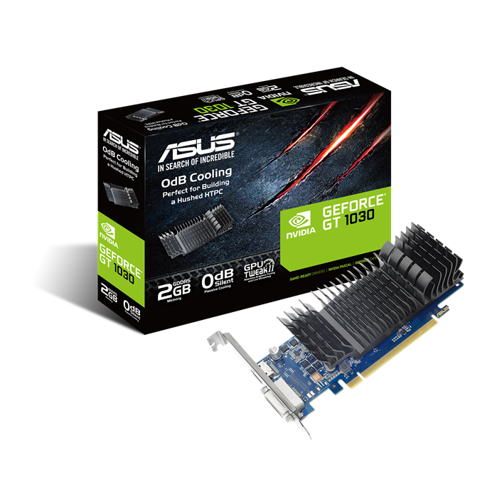 ASUS 華碩 GeForce GT 1030 2GB GDDR5 短版顯示卡