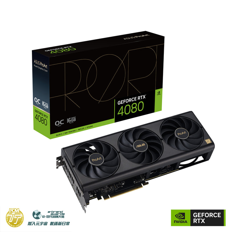 ASUS 華碩 ProArt GeForce RTX 4080 16GB GDDR6X 顯示卡