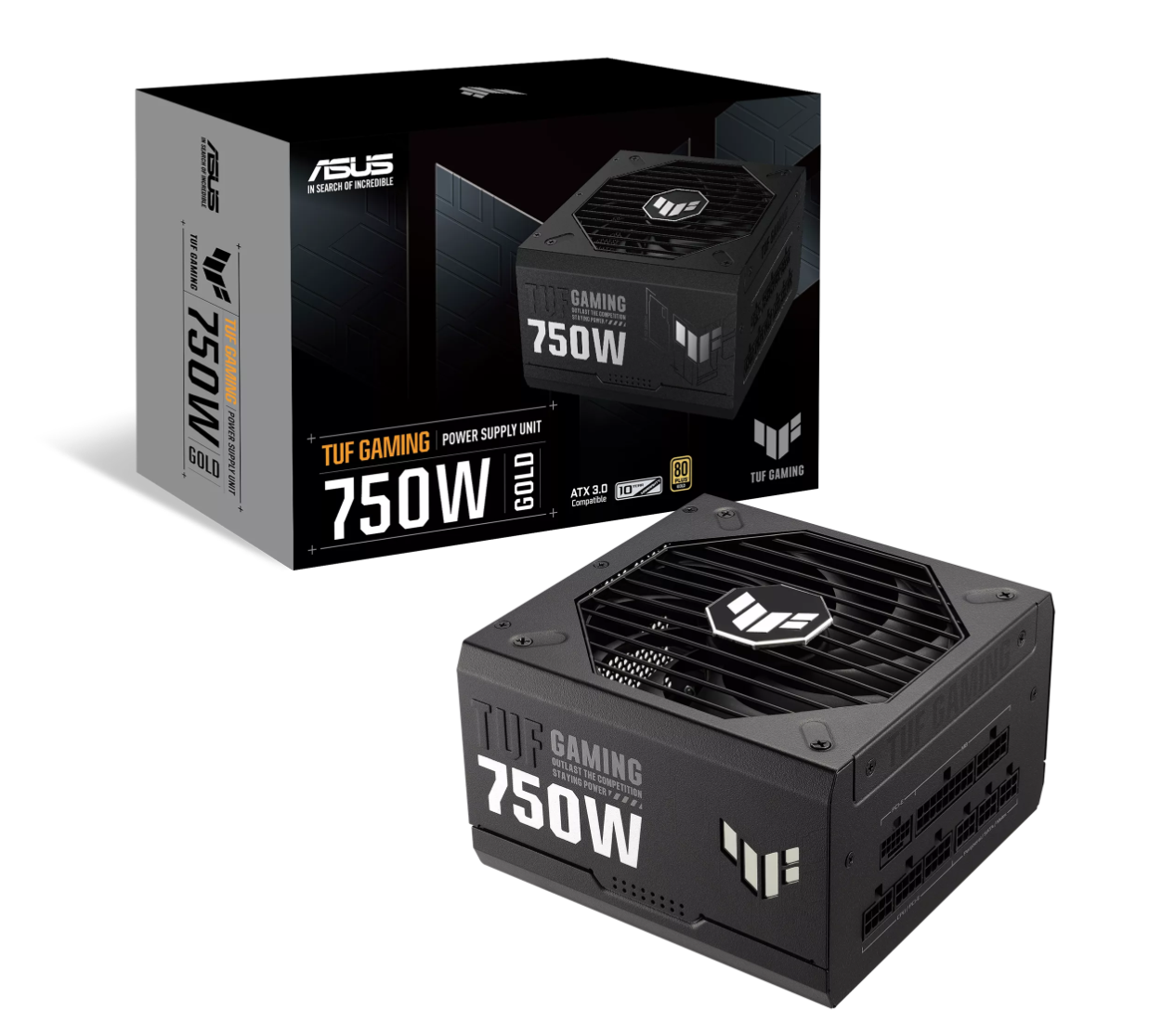ASUS 华硕TUF GAMING 750W 80Plus Gold 金牌全模组主机电源