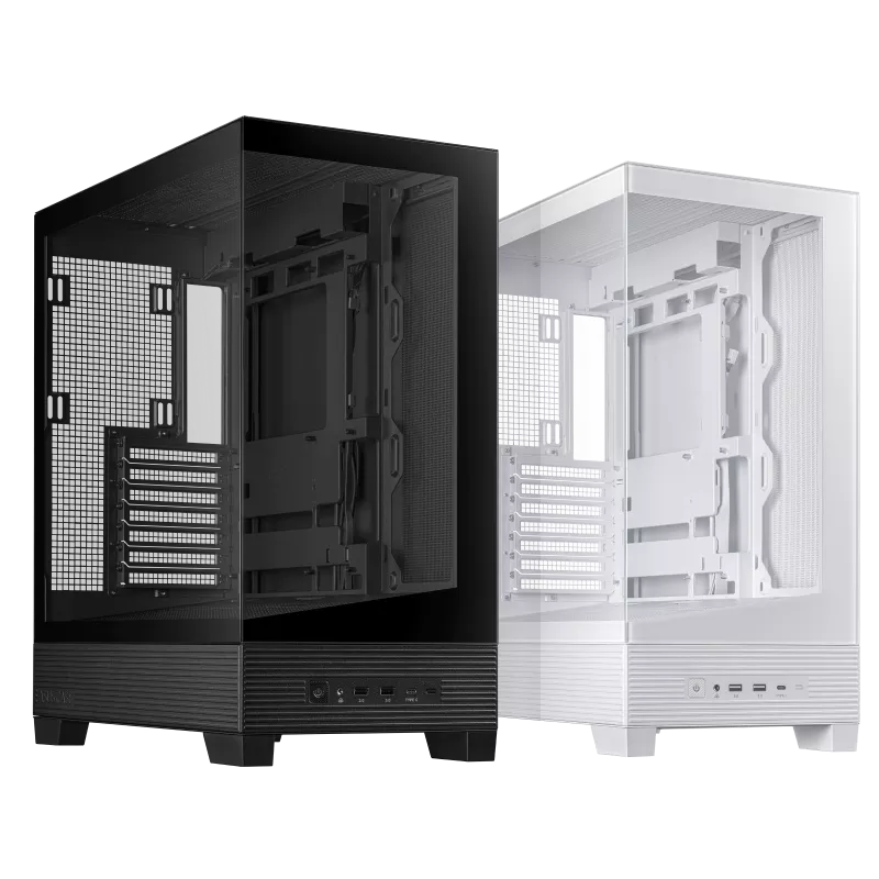 【支援背插底板】ASUS 華碩 A31 ATX 機箱 - Black/White 黑 / 白色