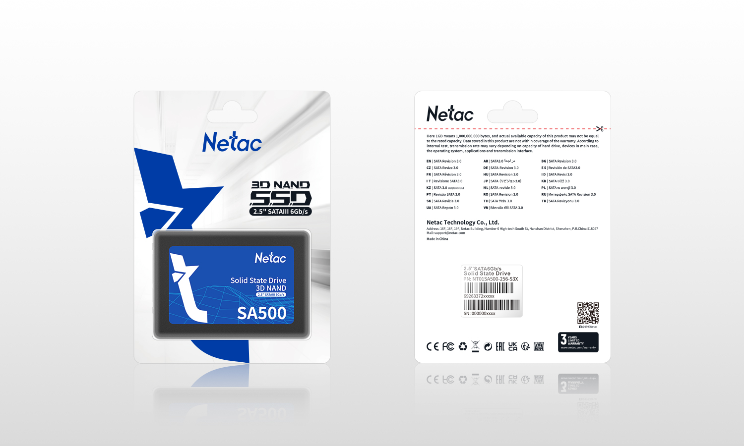 Netac SA500 2.5" SATA SSD