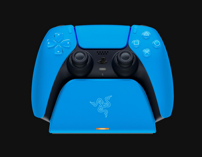 Razer Quick Charging Stand for PlayStation®5 – Blue  PS5™ DualSense™ 無線控制器快速充電座