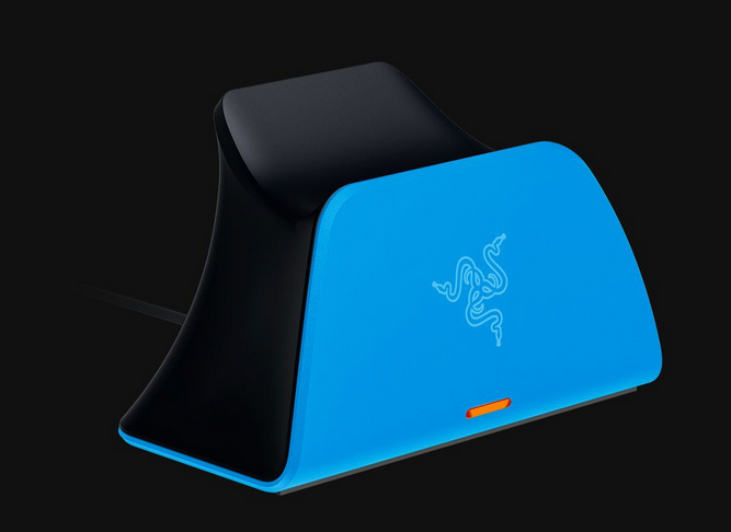 Razer Quick Charging Stand for PlayStation®5 – Blue  PS5™ DualSense™ 無線控制器快速充電座