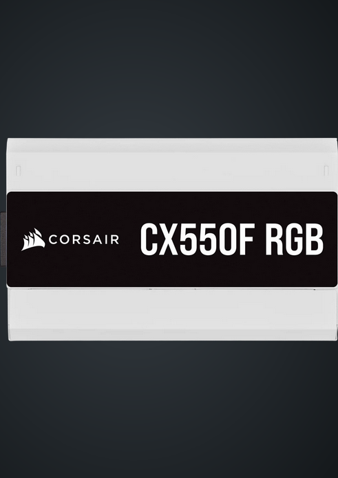 Corsair CX550F RGB 550W 80Plus Bronze Fully Modular 銅牌 全模組 主機電源 (5年保) 黑/白