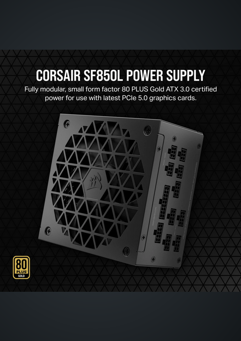 Corsair SF850L 850W 80Plus Gold Fully Modular 金牌 全模組 主機電源 SFX ATX3.1