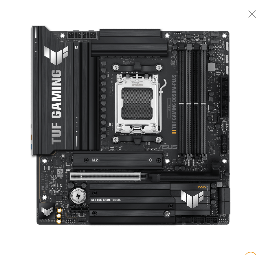 ASUS 华硕TUF GAMING B850M-PLUS MATX 主机底板