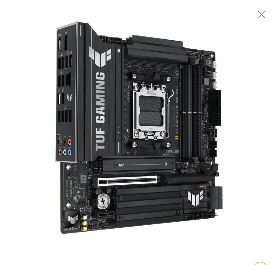 ASUS 華碩 TUF GAMING B850M-PLUS MATX 主機底板