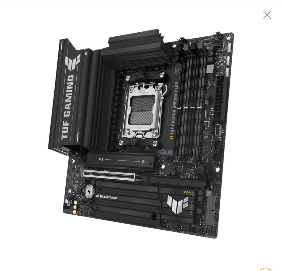ASUS 華碩 TUF GAMING B850M-PLUS MATX 主機底板