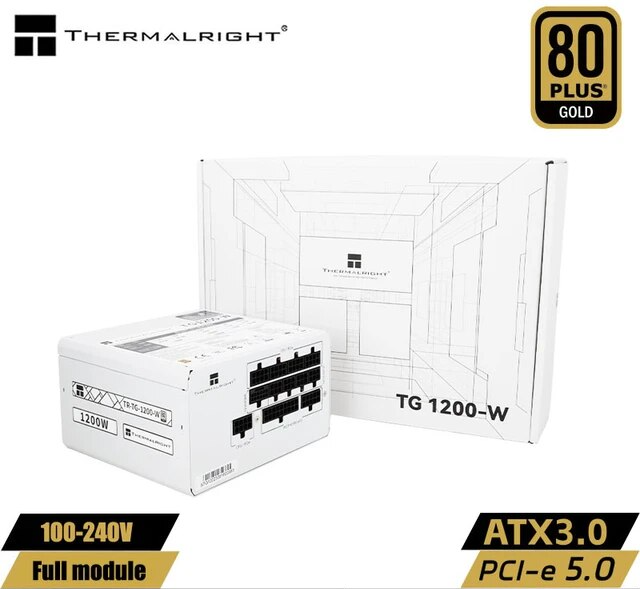 Thermalright TG1200 1200W 80Plus Gold 金牌 全模組 主機電源 (五年保用)