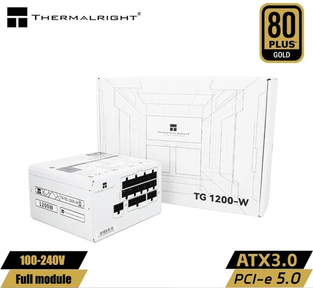 Thermalright TG1200 1200W 80Plus Gold 金牌全模组主机电源(五年保用) 