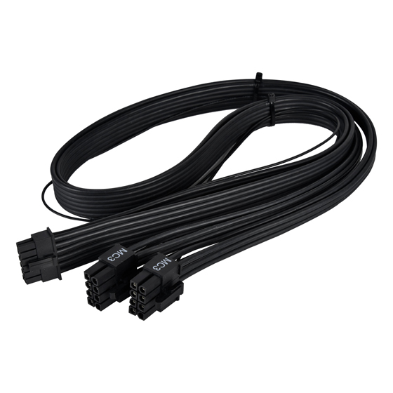 SilverStone 銀欣 PP14 EPS 2 x EPS 8 pin (PSU) 轉12+4 pin (GPU) 電源線