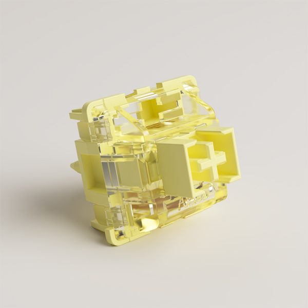 Akko Mechanical Keyboard - Cream Yellow Pro Switch (Linear | 45 pcs)