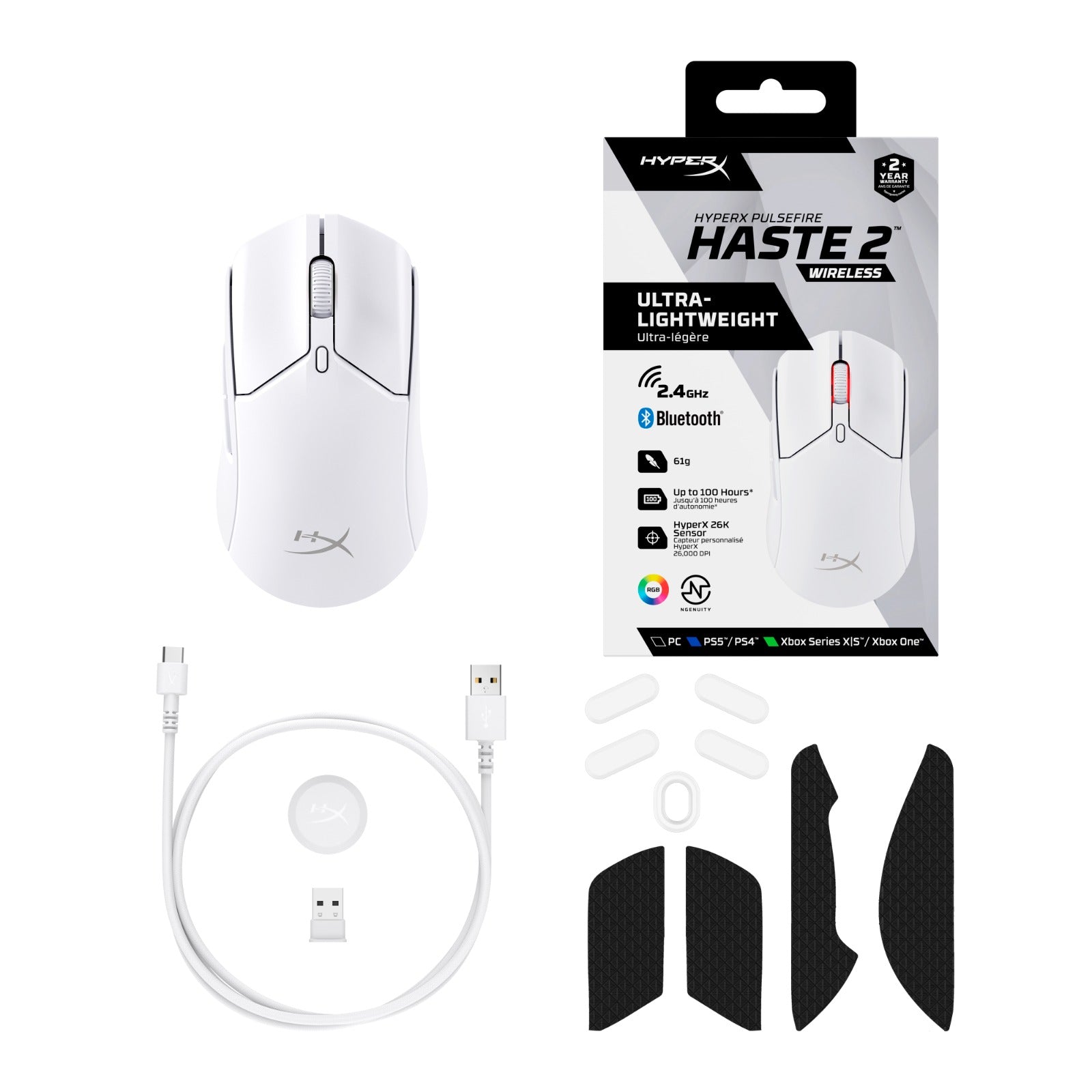 Kingston  HyperX Pulsefire Haste 2 Wireless Gaming Mouse