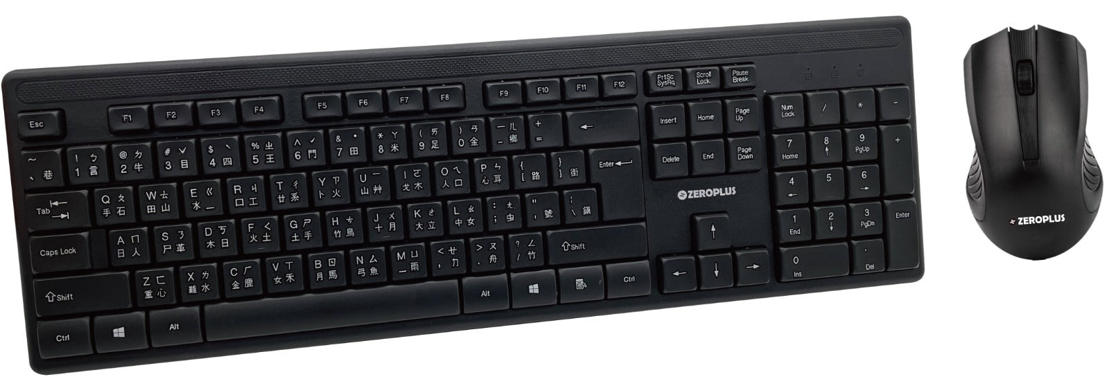 ZeroPlus WKM-38 Wireless keyboard combo 无线键鼠组合