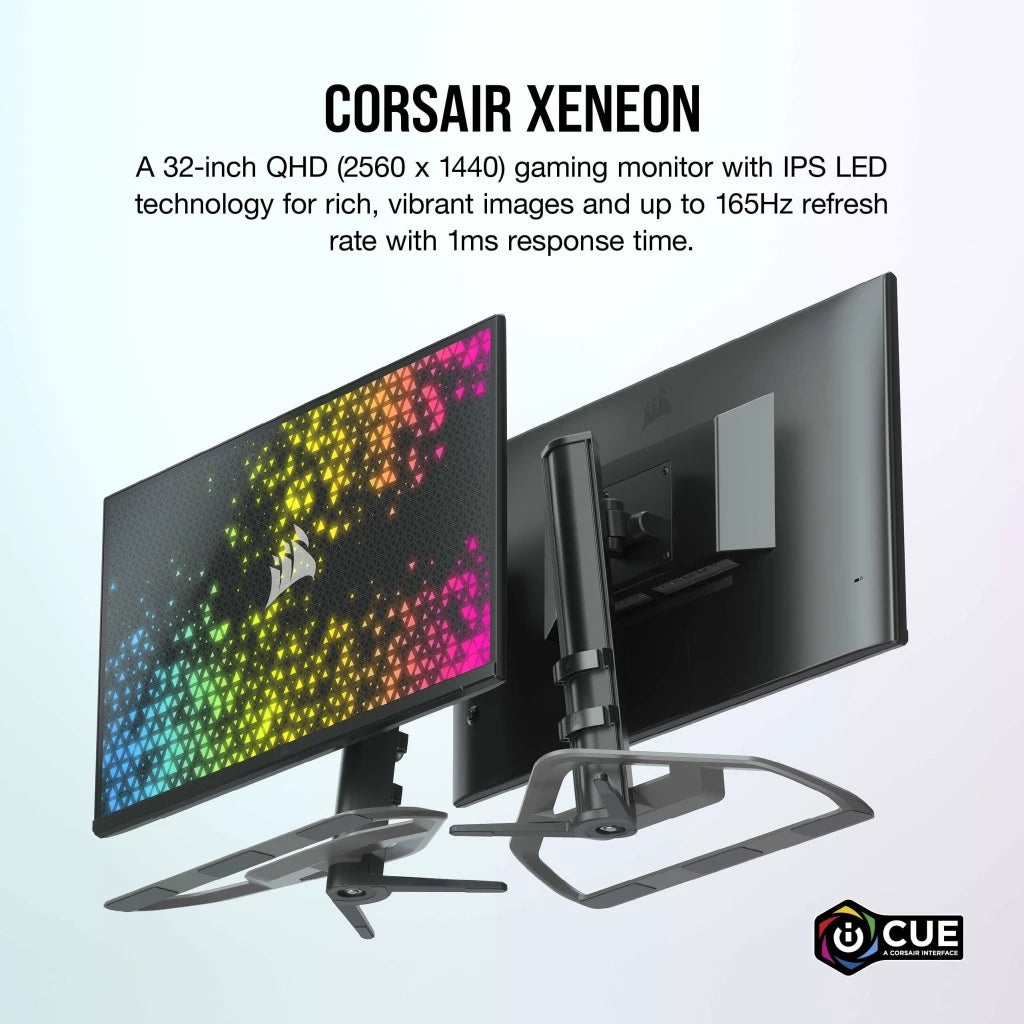 Corsair XENEON 32QHD165 平面電競顯示器 32" 2K 165Hz IPS