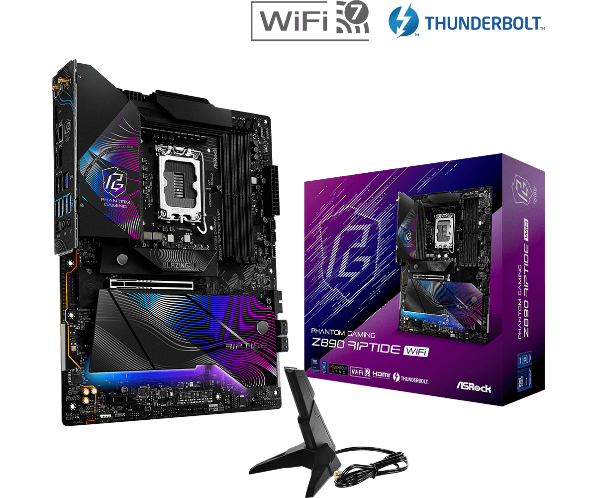 ASRock 華擎 Z890 RIPTIDE WIFI ATX 主機板 (DDR5)