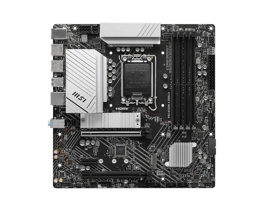 (支援最新14代)MSI微星 PRO B760M-A DDR4 II 主機板