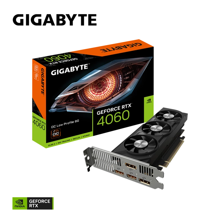 GIGABYTE 技嘉 Low Profile GeForce RTX 4060 8G OC 顯示卡