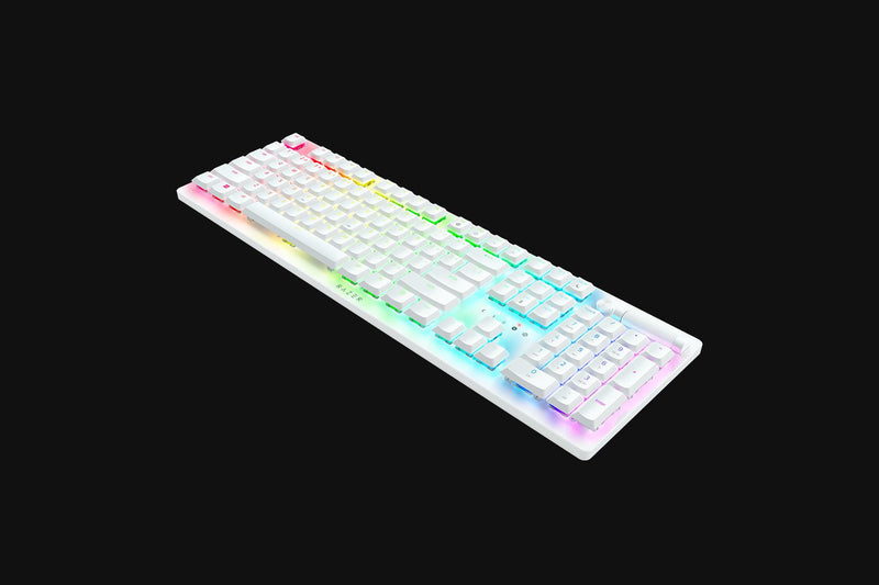 Razer DeathStalker V2 Pro - 無線矮軸光學鍵盤 (Clicky 紫軸) -白色