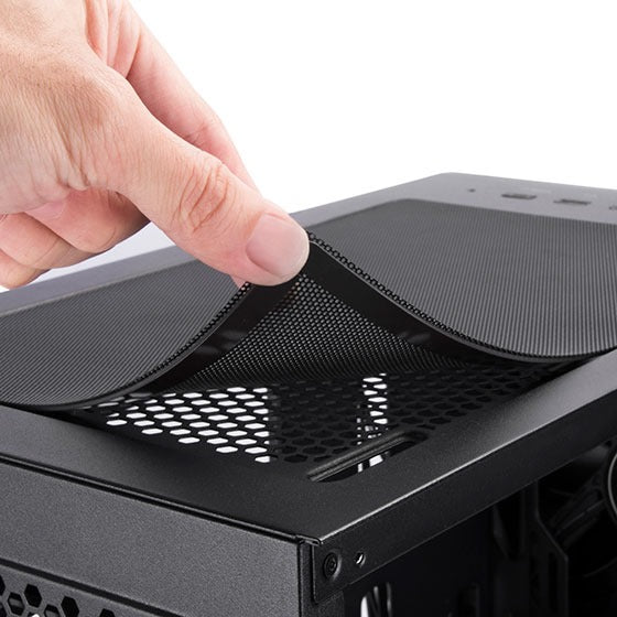 SilverStone FARA H1M M-ATX Case 钢制蜂巢格纹设计