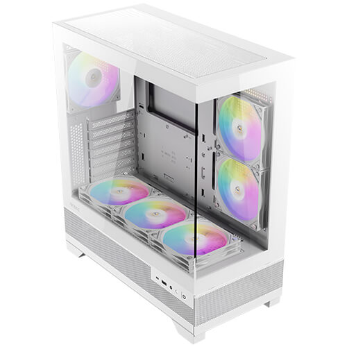 (内附6只风扇) Antec CX700 RGB ELITE ATX 电竞机箱黑/白