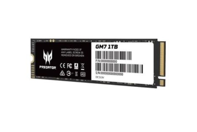 ACER Predator GM7 PCIe 4.0 M.2 SSD (7200 MB/s)