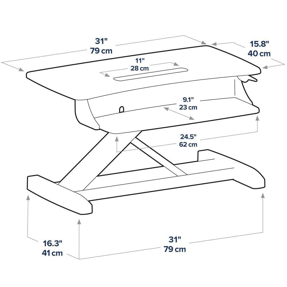 ERGOTRON WORKFIT Z MINI 坐立式桌面Stand Desktop- Desk on Desk (33-458-917) 