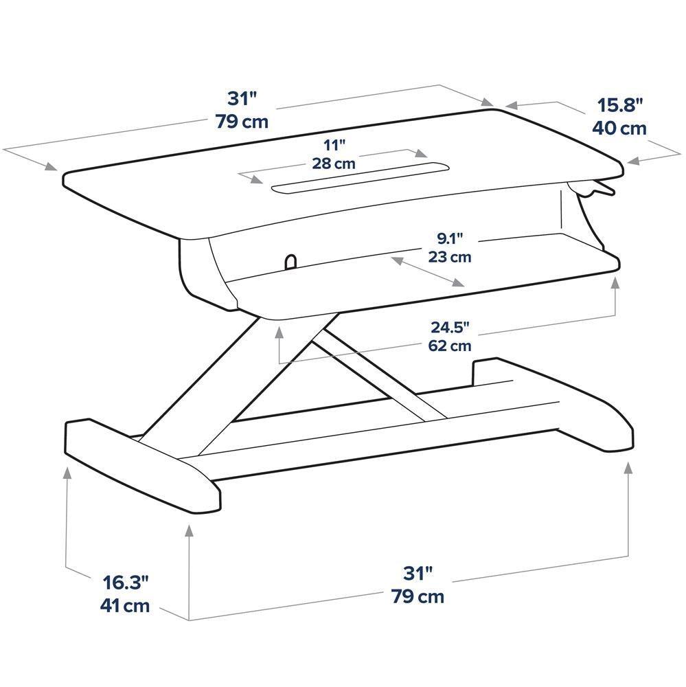 ERGOTRON WORKFIT Z MINI 坐立式桌面 Stand Desktop- Desk on Desk (33-458-917)