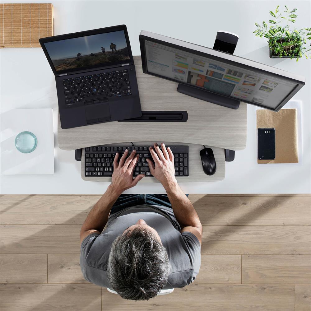 ERGOTRON WORKFIT Z MINI 坐立式桌面Stand Desktop- Desk on Desk (33-458-917) 
