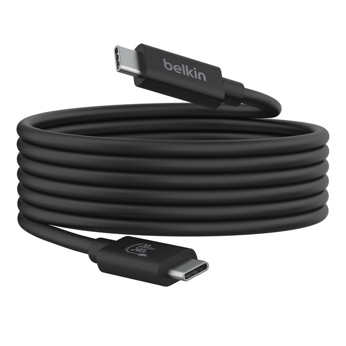 Belkin Boost Charge USB-C 至 USB-C 240W 20Gbps USB4 4K 60Hz 防火充電傳輸線
