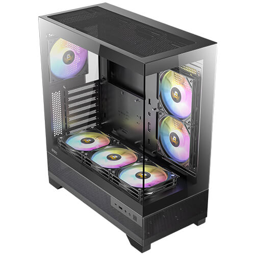 (内附6只风扇) Antec CX700 RGB ELITE ATX 电竞机箱黑/白