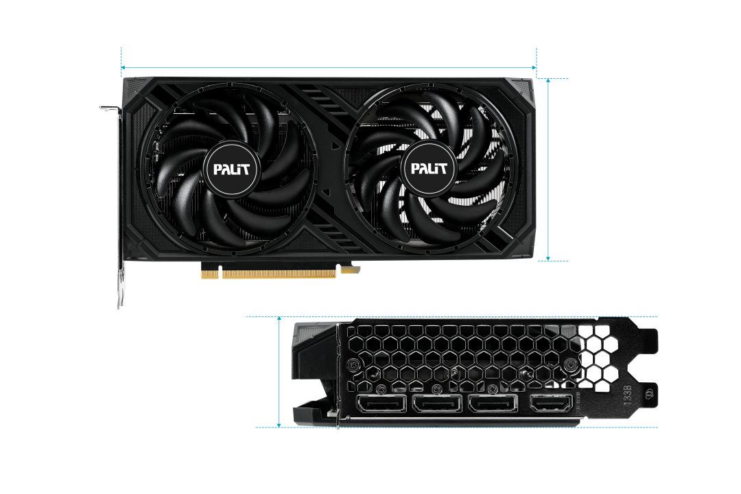 Palit DUAL GeForce RTX 4060 Ti 8G GDDR6 顯示卡