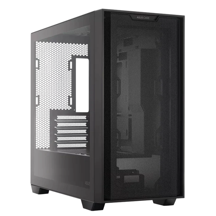 【支援背插底板】ASUS 華碩 A21 Micro-ATX 機箱 - Black/White 黑 / 白色