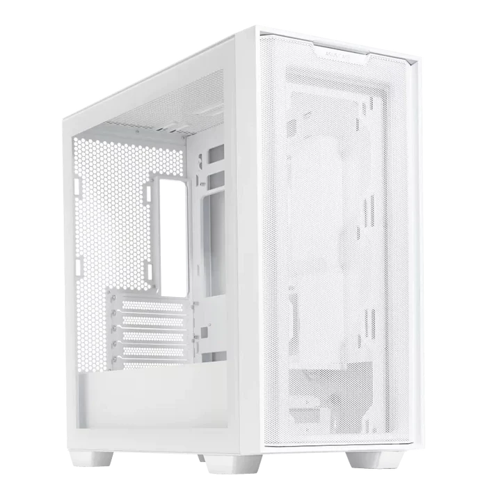 【支援背插底板】ASUS 華碩 A21 Micro-ATX 機箱 - Black/White 黑 / 白色