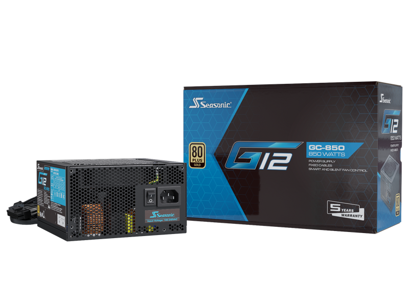 (本月特價) SeaSonic  G12 GC-850 850W 80PLUS Gold 金牌 5年保