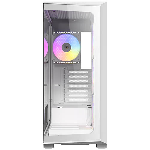 (内附4只风扇) Antec C3 ARGB CASE ATX机箱全景无立柱(黑/白) 