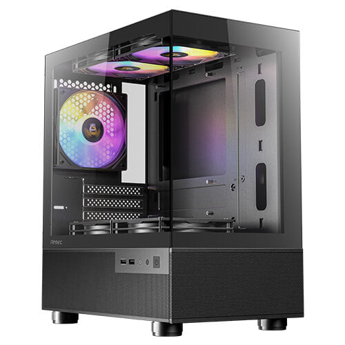 (内附5只风扇) Antec CX200M ELITE CASE MATX机箱(黑/白) 
