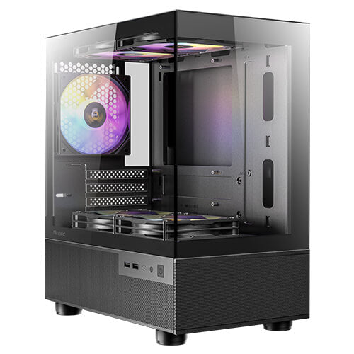 (内附5只风扇) Antec CX200M ELITE CASE MATX机箱(黑/白) 