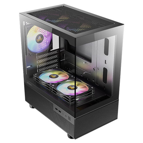 (内附5只风扇) Antec CX200M ELITE CASE MATX机箱(黑/白) 
